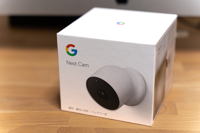 購入設置しているGoogle Nest Camバッテリー式